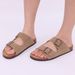 Bebealy Summer Women's Clogs Women's Cork Slippers Soft Beach Sandals Retro Mules With Adjustable Buckles Unisex Home Sandals_vogvips.com