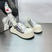 New American Style Black And White Round Mic-key Big Toe Shoes For Women Versatile Retro Thick Sole Height_vogvips.com