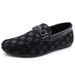 Men’s Shoes Spring And Summer New Style Tods Shoes Men's Lazy One Foot Plaid Men's Shoes Trendy Shoes Leather Shoes Casual Shoes_vogvips.com