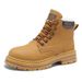 Martin 2025 Autumn New Fleece-Lined Thickened Outdoor Work British Style Yellow Boots Men's Shoes_vogvips.com