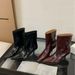 666-1~Low Heel French British Style Pointed Toe Short Women's Boots 2025 Autumn New Model_vogvips.com