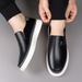 Spring Thick Bottom Outdoor Shoes Male Genuine Leather Casual Shoe Fashion All-match Mens Sneakers High Quality Skate Shoes Men_vogvips.com