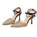 Women's Shoes Double Color Button High Heels Gala Party High Heels Muller Women's Shoes Stilettos_vogvips.com