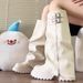 Platform Height-Increasing For Women 2025 Hot Girl Big Toe Over-the-Knee Long Sweet Cool High Petite Knight Boots_vogvips.com