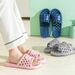 Bathroom Slippers For Women And Men, Non-Slip Thick Sole Soft Sole Hot Sale Water Draining Shoes For Toilet, Bathroom, Hotel, Drainage, Bathhouse_vogvips.com
