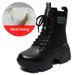Women's Snow 2023 New Winter Fleece Lined Thickened Northeastern Cotton Shoes Genuine Leather Wool Thick Sole Petite_vogvips.com