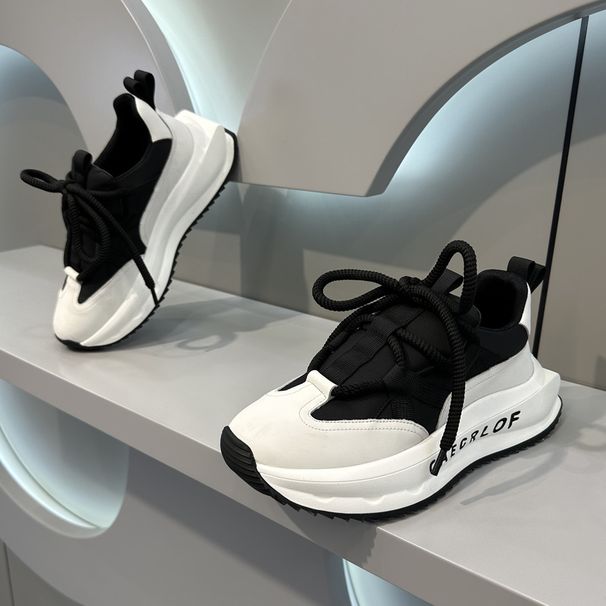ShoeVault 2023 New Loose Breathable Fashion Sports Casual Thick-Soled Dad Height-Increasing Sneakers Internet Celebrity Trendy_vogvips.com