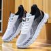 Men's Sports Shoes New Foreign Trade Men's Shoes One Piece Lace Up Running Shoes Fashion Trend Men's Shoes_vogvips.com