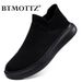 Summer Sneakers Casual Breathable Slip On Mesh Couple Loafers Lightweight Men Running Shoes Tenis Masculino Esportivo_vogvips.com