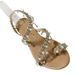 Beaded Sandals For Women Bohemian Roman Style Rhinestone Toe Post French Flat Beach Shoes Summer_vogvips.com