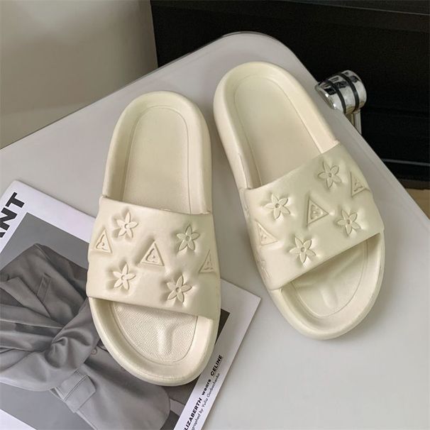summer New Ultra Soft Comfortable Home And Bathroom Flat Slippers Couple Printed Sandals For Women Men Anti Slip_vogvips.com