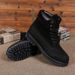 New New Autumn And Winter Martin Round-Toed Fashionable Men's Non-Slip Yellow Boots, Versatile Trendy Dad_vogvips.com