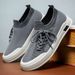 Men's Summer Breathable Thin Fly Woven Anti Odor Sports Casual Board For Teenagers, One Foot Socks, Mesh Shoes_vogvips.com