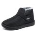 Winter New Shoes With Fleece Lining, Thickened Warm, Women's Snow Boots, Cold-Proof, Waterproof, Lightweight, Non-Slip,_vogvips.com