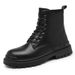 European Warm Series Men's Shoes Four Seasons Fashion Trend Side Zipper Motorcycle High-top Ankle British Style Versatile Wear-resistant_vogvips.com