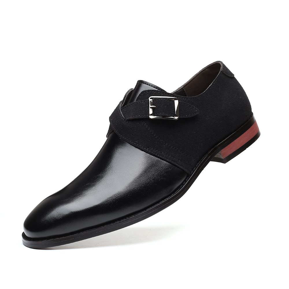 Unbeatable Quality 2025 New Business Dress Leather Fashion Trend Single Large Size Colored Men's Shoes_vogvips.com