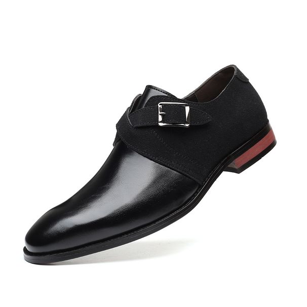Unbeatable Quality 2025 New Business Dress Leather Fashion Trend Single Large Size Colored Men's Shoes_vogvips.com