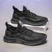 Breathable Knit Men's Casual Sneakers With Anti-Slip Soft Sole Lightweight Mesh Summer Shoes For Walking Comfort Mesh Thin Casual Shoes_vogvips.com