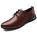 Suitable For All Seasons New Men's Genuine Perforated Sandals Business Formal Leather Single Hollow Out Shoes_vogvips.com