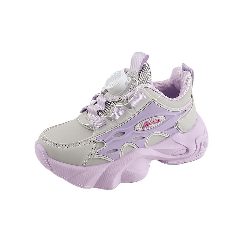 Boys' 2026 New Autumn Breathable Children's Trendy Sneakers, Lightweight Soft-Soled Girls' Running Shoes, Dad Shoes_vogvips.com