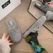 Warm Furry Cotton Shoes With Added Fleece, Gray Half Drag Women's Cotton Shoes_vogvips.com