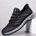 Euro Step Men's Casual Breathable Mesh Sneakers Summer Lightweight Lace-up Running Middle-aged And Elderly Slip-on Dad Shoes_vogvips.com