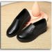 Non-slip Work Shoes Women's Black Flat-soled Foot Cover Mother Shoes Kitchen Work Shoes Waterproof Shoes Soft Leather Soft-soled Women's Single Shoes_vogvips.com