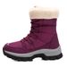 Women's Hot-Selling Snow Boots High-Top Outdoor Trekking Hiking Shoes_vogvips.com