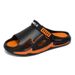 Men's Summer Slippers For Outdoor Wear, Anti Odor, Anti Slip, Shit Stepping Thick Sole, Outdoor Leisure Sports, Driving, Two Wear Beach Sandals_vogvips.com