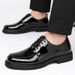 2025 New Patent Business Formal Professional Hundred Tower Breathable Men's Shiny Leather Fashion Wedding Shoes_vogvips.com