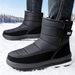 European Warm Series Men's Winter Shoes, Thickened And Fleece-Lined Snow Boots, Casual Versatile Non-Slip Slip-On Cotton Boots_vogvips.com