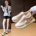 Dad Shoes Female Student Sports Running Shoes Casual Shoes Platform Height Increase_vogvips.com