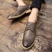 Euro Step New Brogue Carved Men's Business Casual British Style Leather Shoes Mens Shoes_vogvips.com