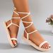 Women's Fashion Trend Anti-slip Wear Comfortable Lightweight Soft Soled Strappy Sandals_vogvips.com