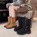 Yueyu Melad Foldable Two-Way Wear Pile 2025 New Height-Increasing Martin With Belt Buckle Short Boots For Women_vogvips.com