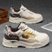 Autumn New Breathable White Men's Versatile Thick-Soled Sneakers Casual Board Dad Trendy Shoes_vogvips.com