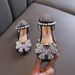 New Girls Girls Little Big Child Princess Single Shoes Butterfly Diamond_vogvips.com