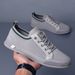 Straight New Casual Breathable Mesh Sports Thin Version, One Foot, Versatile Student Board Shoes, Men's Shoes_vogvips.com