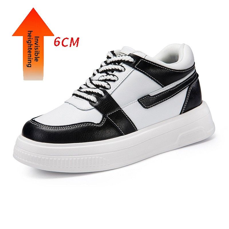 Invisible Height Increase Couple Board Shoes Men's Wear-resistant Sports And Leisure_vogvips.com