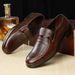 New Four Seasons Casual Business Formal For Work Office Men's Pointed Leather Shoes_vogvips.com