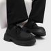 ShoeVault 2025 Summer New Big Toe Derby Men's Thick Sole Niche Casual Leather Black Height Increasing Work Shoes Z109_vogvips.com