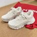 2025 Summer New Fashion Thick-Soled Dad Casual Sports Single Round-Toe Lace-Up Women's Shoes Wholesale_vogvips.com