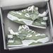 1 Pair Of Men's Casual Sneakers, Stylish And Comfortable, Suitable All Seasons, Geometric Design, Ideal For Outdoor_vogvips.com