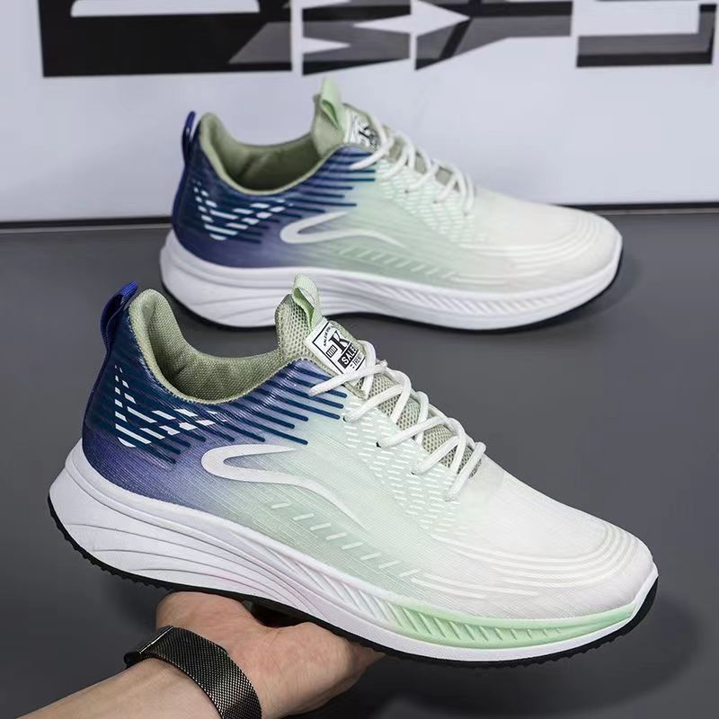 Men's Lightweight Running Shoes – Breathable Mesh Sneakers With Cushioned EVA Sole, Comfortable Casual Sports Shoes For Daily Wear_vogvips.com