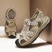 Men' Sandals Breathable Beach Outdoor Men Sandalies Fashion Male Casual Flats Quick Dry Walking Summer Shoes_vogvips.com