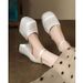 12cm Wedding Shoes Bridal Artifact Petite Chunky Heel Platform Waterproof Mary Jane High Heels 2024 Autumn New Model_vogvips.com