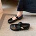 Ballet-style Flat Women, New French Style Summer 2026, Mary Jane Shoes A Single Strap And Buckle, Suitable For Pairing_vogvips.com