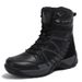 Men's Military Boots Waterproof Hiking Shoes For Outdoor Adventure, Breathable Synthetic Leather Upper With Anti-Slip Rubber Sole, Sizes 40-47_vogvips.com