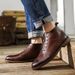 European Warm Series Men's Martin Boots High Top Business First Layer Cowhide British Style Large Size_vogvips.com