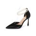 9777-9 Pointed Toe High New Three-Way French Style Single Shoes Sandals Summer Fairy Dress Matching Thin Heels Romantic_vogvips.com